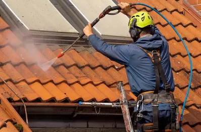 Démoussage et hydrofuge de toiture à Barrême